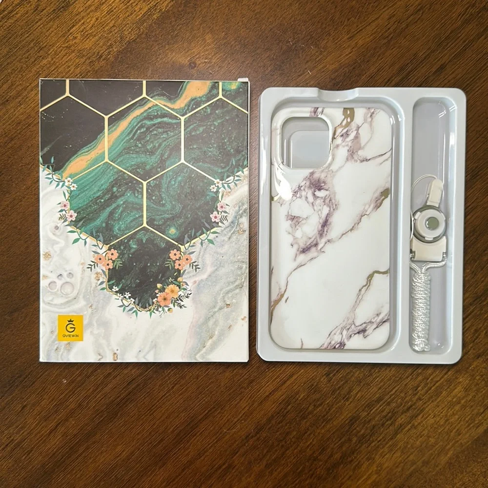 GVIEWIN Marble White Gold IPhone 12 Pro Max Case